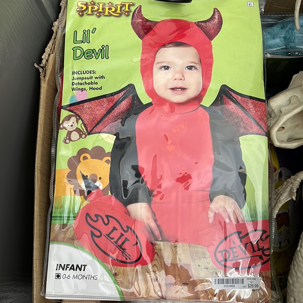 Lil’ Devil infant costume